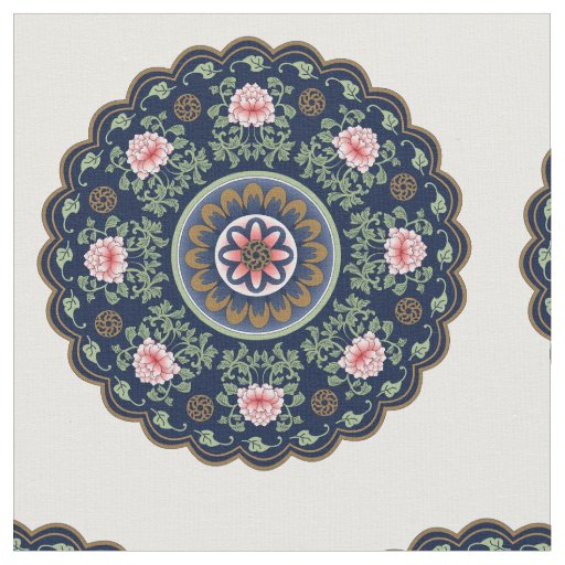 Mah Jongg Patterns Fabric