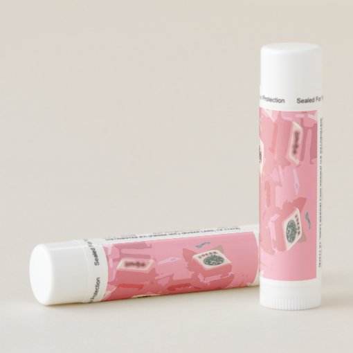 Mah Jongg Pink Tiles Lip Balm | Zazzle