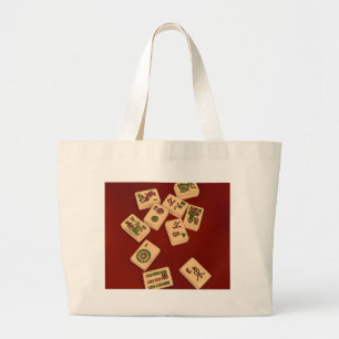 Mah Jongg Play Large Tote Bag