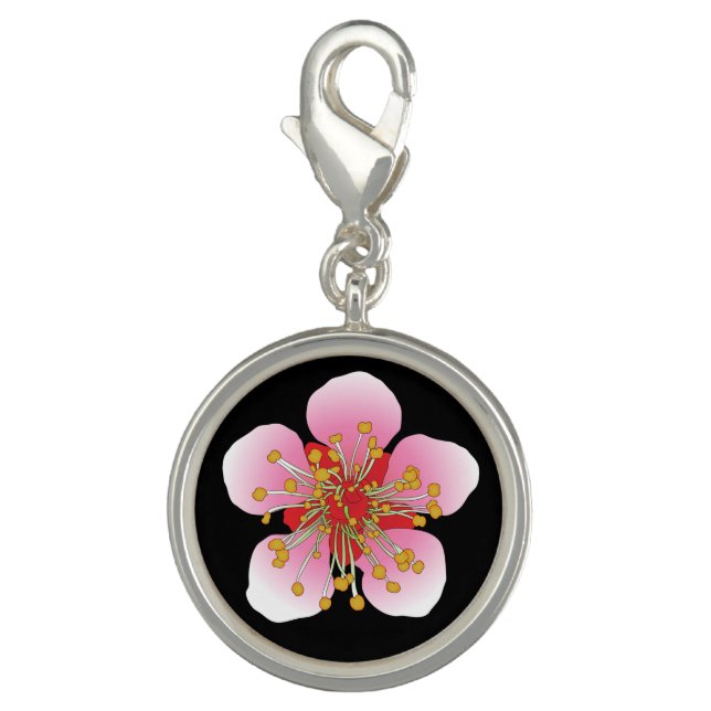 Mah Jongg Plum Charm (Front)
