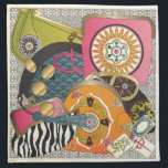 Mah Jongg Purses Napkin<br><div class="desc">Designs based on beautiful Mah Jongg tiles. Products include cards, magnets, charms, trays and more.</div>