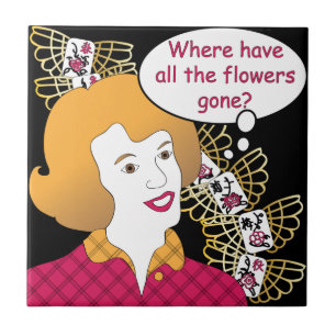 Mah Jongg Sayings Flowers Tile