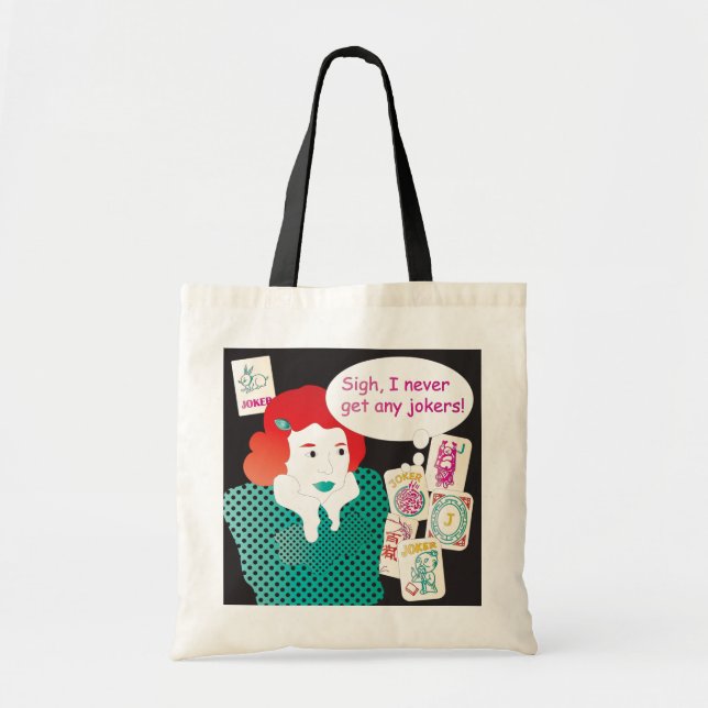 Mah Jongg Sayings Jokers2 Tote Bag (Front)