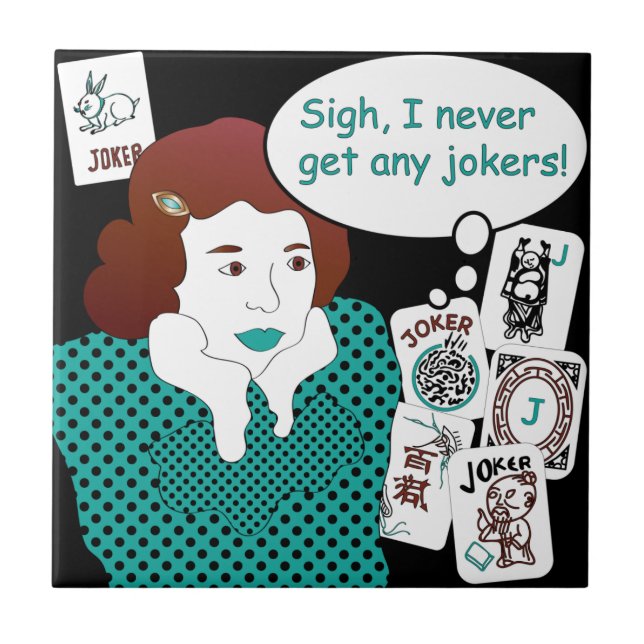 Mah Jongg Sayings Jokers Tile (Front)