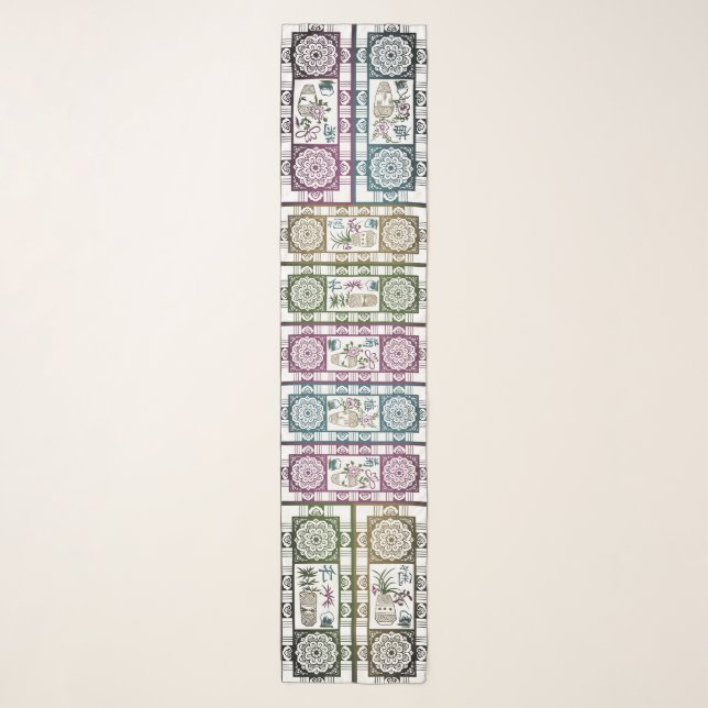 Mah Jongg Screen Scarf (Front)