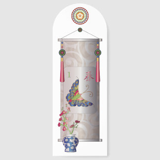 Mah Jongg Scrolls Bookmark