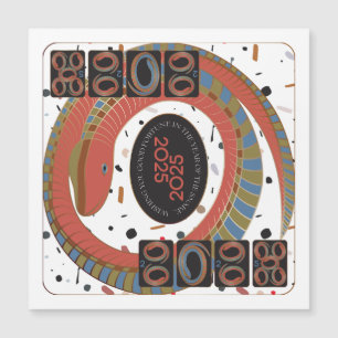 Mah Jongg Snake 2025 Magnet Card