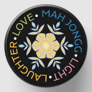 Mah Jongg Snowflake Mini Candle Favors