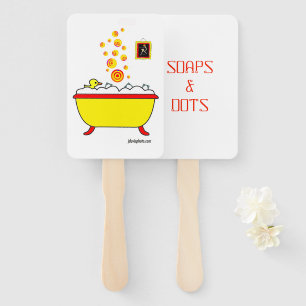 Mah Jongg Soaps and Dots Fan