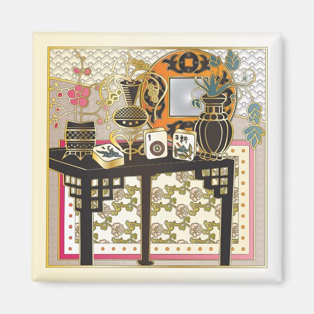 Mah Jongg Table Magnet (Front)