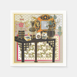 Mah Jongg Table Paper Napkins