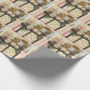 Mah Jongg Table Wrapping Paper