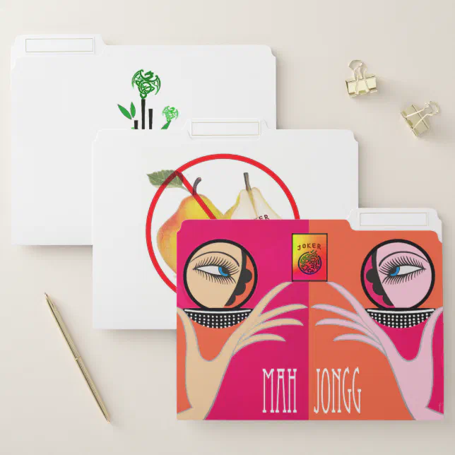 MAH JONGG TEACHING FOLDERS Zazzle