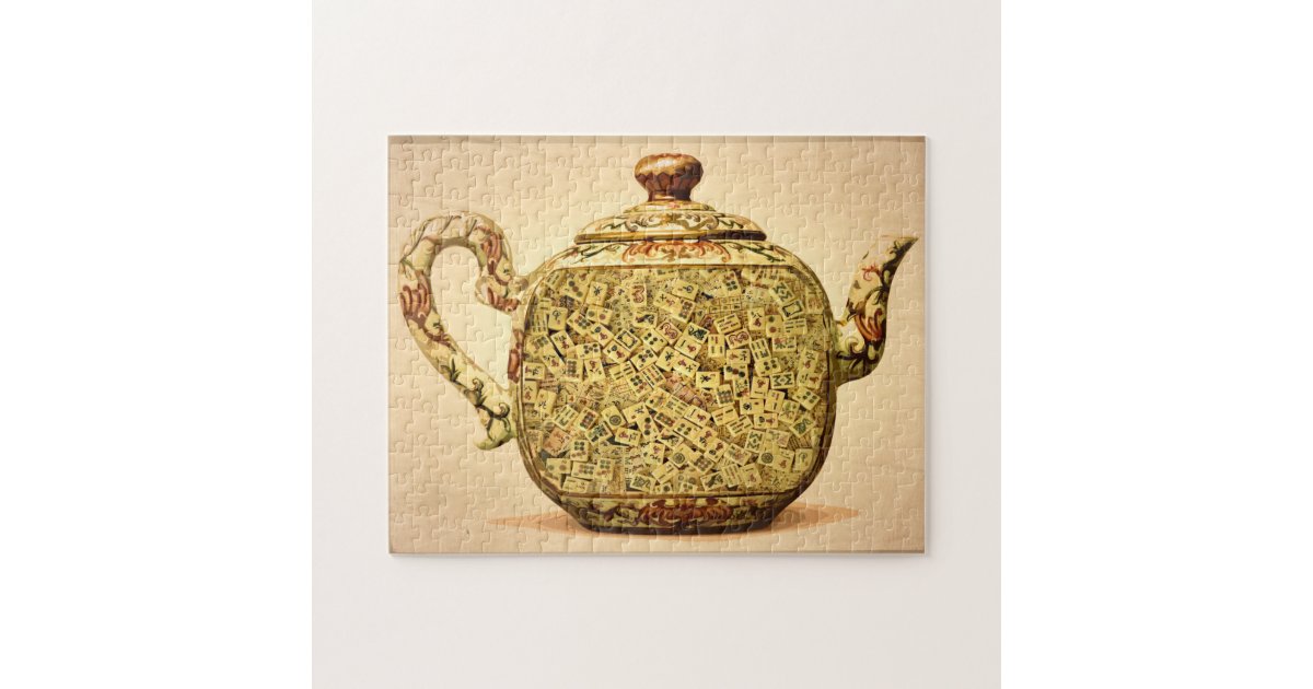 Mah Jongg Teapot Puzzle Zazzle