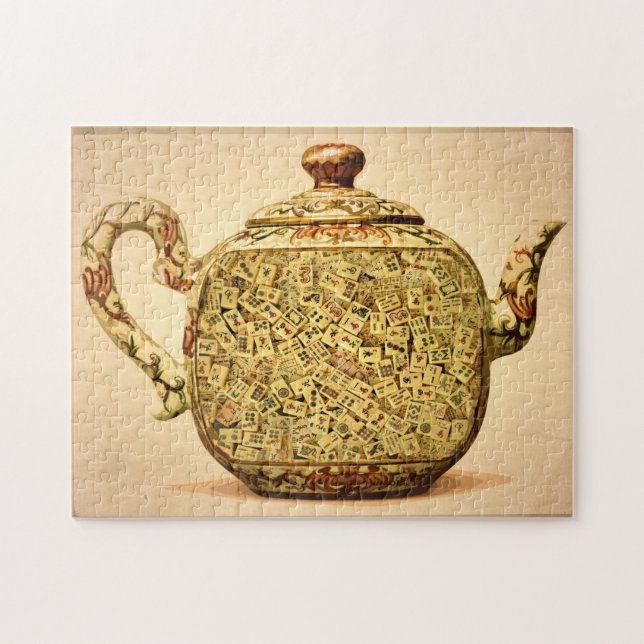 Mah Jongg Teapot Puzzle (Horizontal)