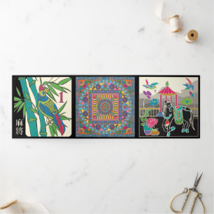 Mah Jongg Tiles Trifold Card