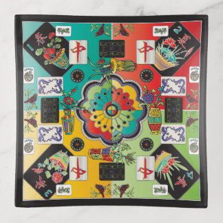 Mah Jongg Tiles Trinket Tray
