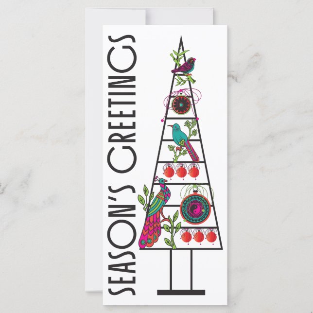 Mah Jongg Tree Flat Card (Front)