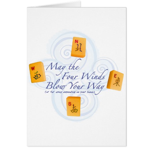 Mah Jongg Winds Cards (Front)