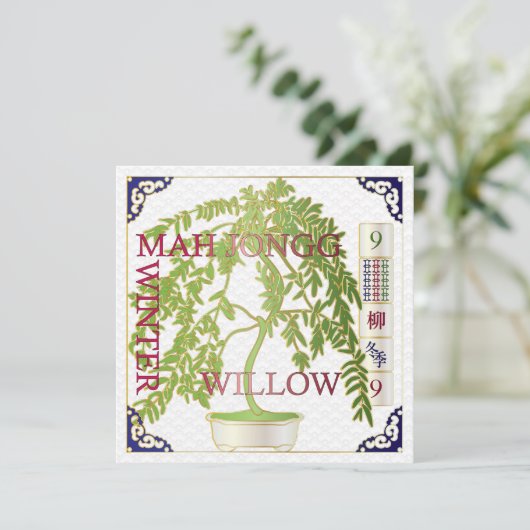 Mah Jongg Winter Willow (Standing Front)