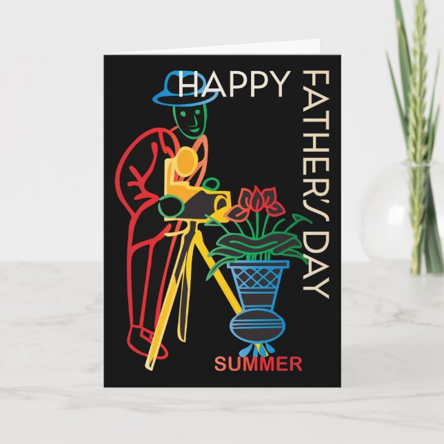 Mah Jongg Year Father Card (Front)