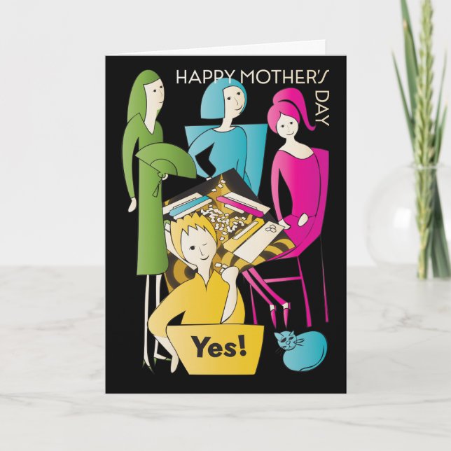 Mah Jongg Year Mother Card (Front)