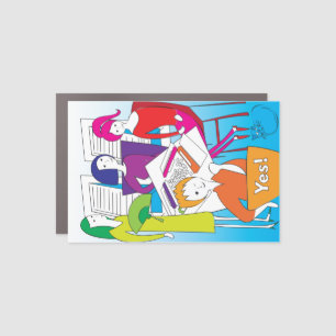 Mah Jongg Yes Magnet