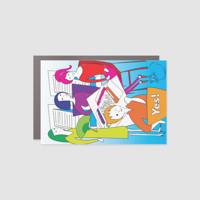 Mah Jongg Yes Magnet (Front)