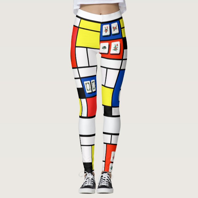 Mah Jonng-Mondrian Leggings (Front)