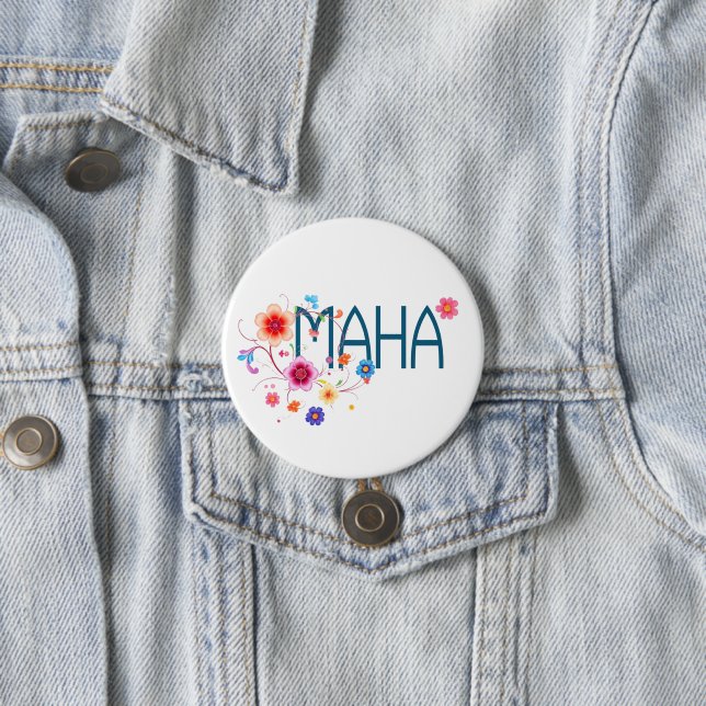 MAHA Floral  Button (In Situ)