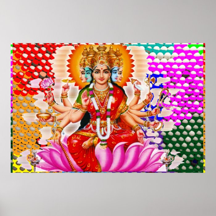 Maha Laxmi  Goddess of Wealth Poster
