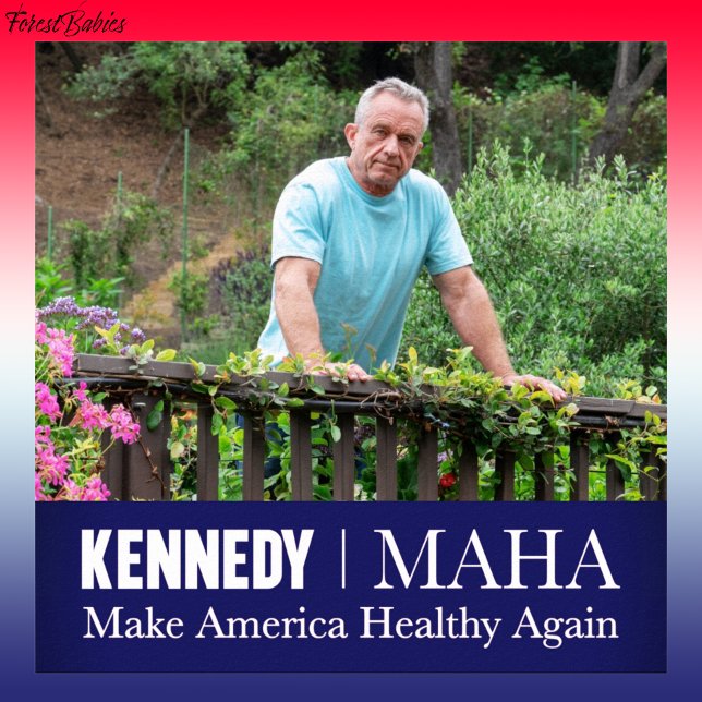 MAHA Make America Healthy Again Kennedy Garden🇺🇸 Poster (MAHA Make America Healthy Again RFK USA Downloadable Robert F Kennedy jr Patriotic Bobby Poster 🇺🇸)