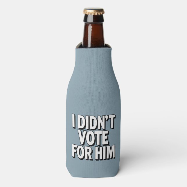 MAHA Make America Healthy Again Patriotic Bottle Cooler (Bottle Front)