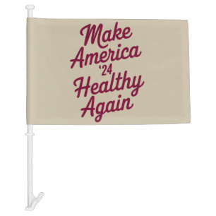 MAHA Make America Healthy Again Patriotic Car Flag