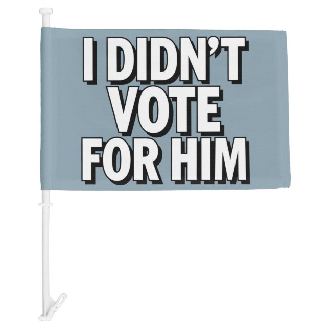 MAHA Make America Healthy Again Patriotic Car Flag (Front)