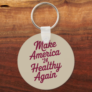 MAHA Make America Healthy Again Patriotic Keychain