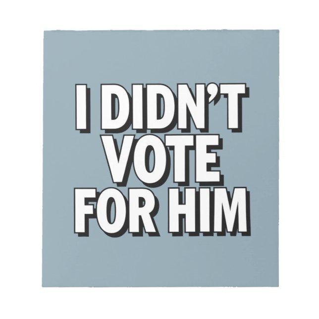 MAHA Make America Healthy Again Patriotic Notepad (Front)