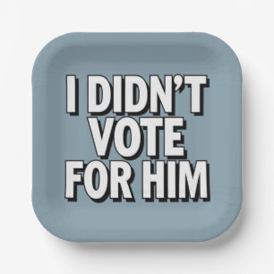 MAHA Make America Healthy Again Patriotic Paper Plates