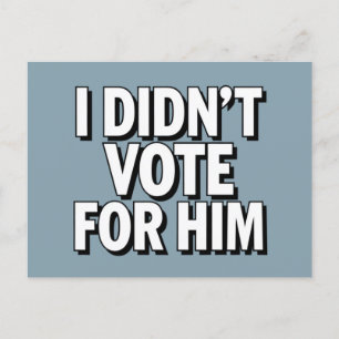 MAHA Make America Healthy Again Patriotic Postcard