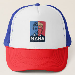 MAHA Make America Healthy Again Trump 2024 Trucker Hat