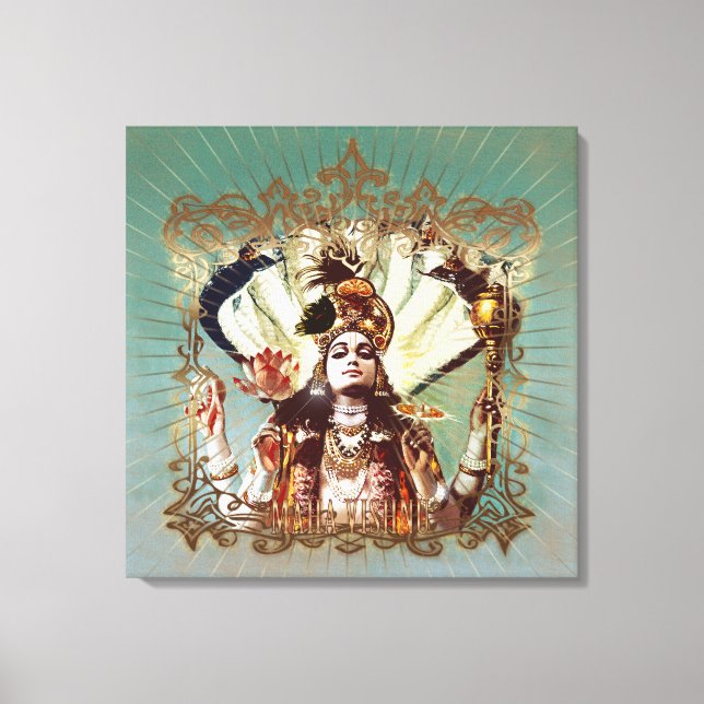 MAHA VISHNU - Wrapped Canvas Print (Front)