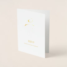 Mahabah Divine Love Arbaic Foil Wedding Invitation