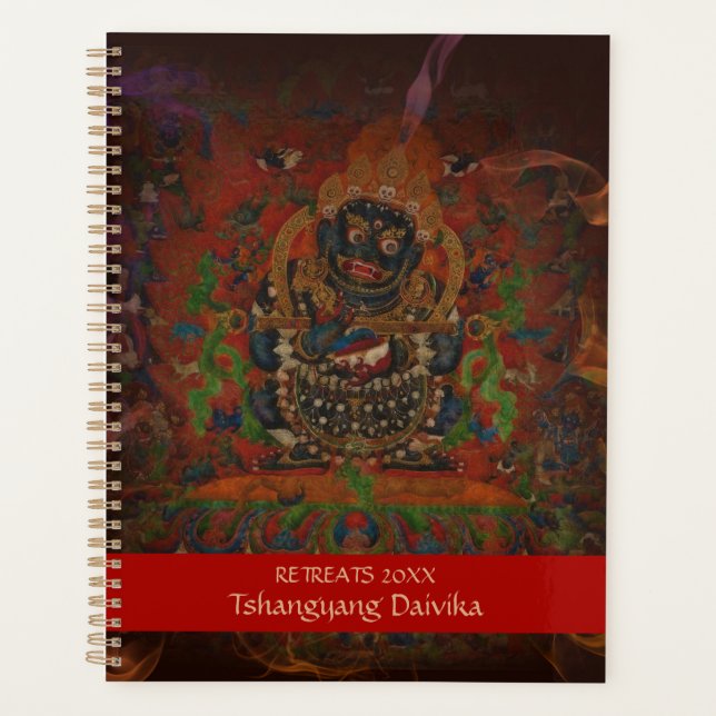 Mahakala From Tibetan Buddhism Personalized Planner (Front)