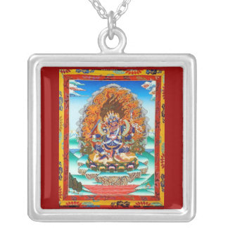 Mahakala Silver Plated Necklace