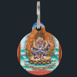 Mahakala Tibetan Buddhist Protector Deity Pet ID Tag<br><div class="desc">Mahakala Protector Deity Tibetan Buddhism pet ID tag to help keep your dog or cat safe and help him find his way home if lost. Mahakala is a "dharmapala", a protector of the dharma (the body of Buddha's, and Buddhist, teachings) in Tibetan Buddhism. Sometimes considered to be the wrathful emanation...</div>