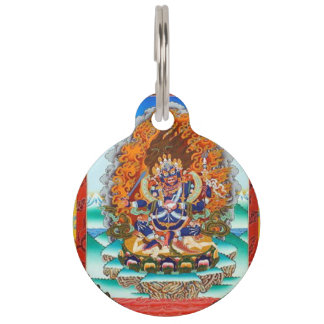Mahakala Tibetan Buddhist Protector Deity Pet ID Tag