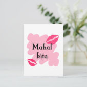 MAHAL KITA  - Tagalog I love you Postcard (Standing Front)