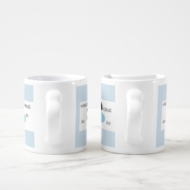 Mahal ko Sya - Tagalog Cute Couple Mug Set (Handle)