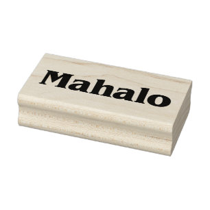 Mahalo7 Rubber Stamp