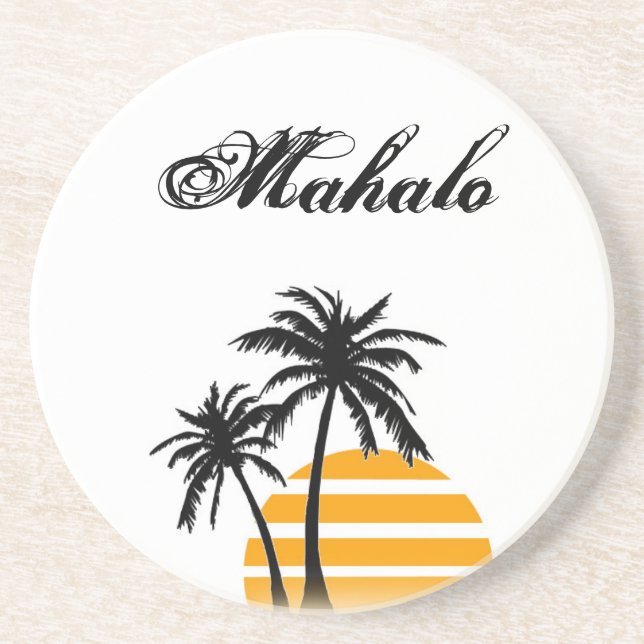 Mahalo Coaster (Front)